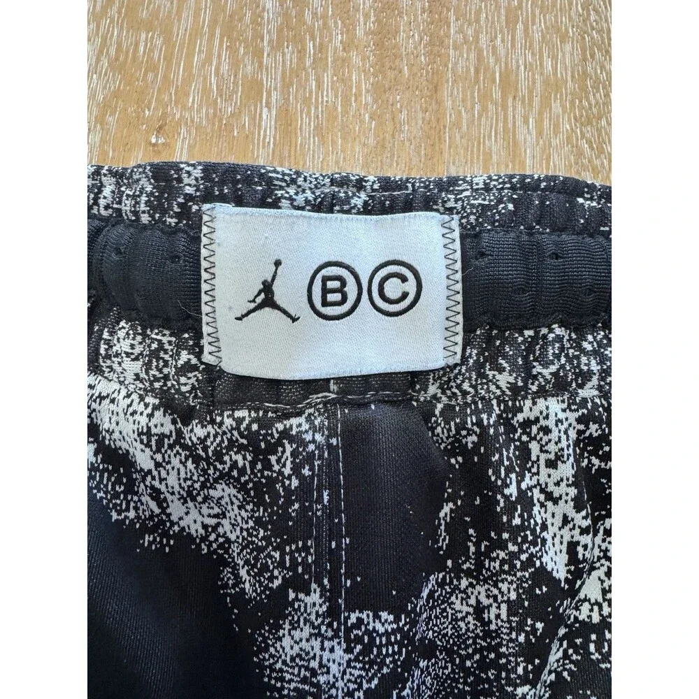 Jordan Dri-FIT Sport Diamond Shorts Men Medium Black White Mesh Lightning DV9779